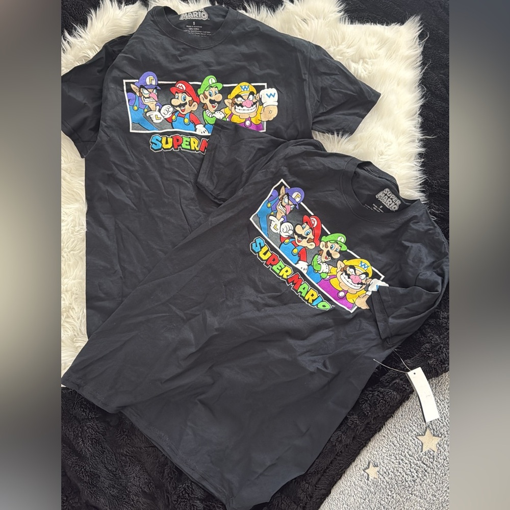 Super Mario Black T-Shirt
